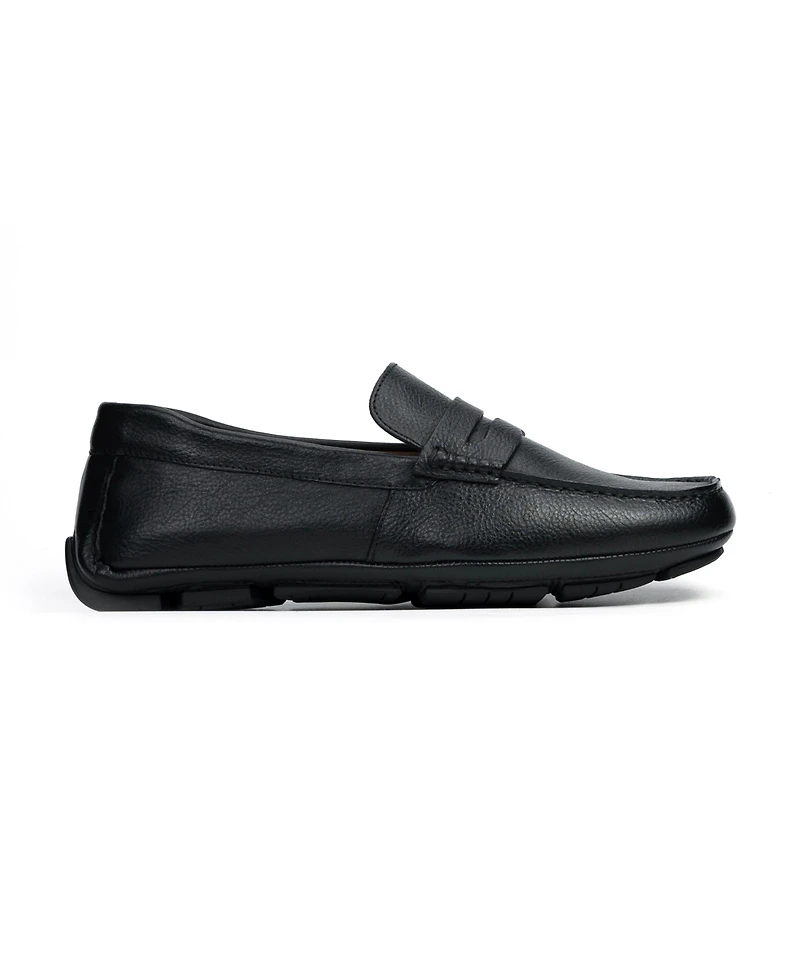 Anthony Veer Men's Cruise Driver Slip-On Leather Loafers