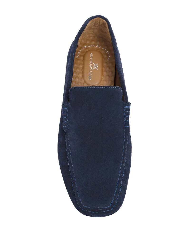 Anthony Veer Men's William House All Suede for Home Loafers