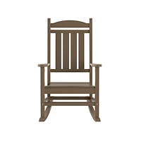 All-Weather Outdoor Patio Poly Classic Porch Rocking Chair (Set of 2)