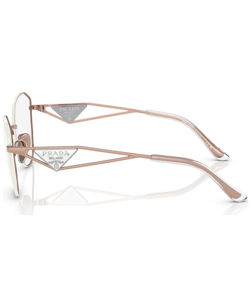 Prada Women's Irregular Eyeglasses, Pr 52ZV55-o