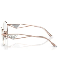 Prada Women's Irregular Eyeglasses, Pr 52ZV55-o