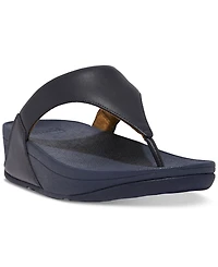 FitFlop Lulu Leather Toepost Flip-Flop Sandals