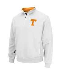 Men's Colosseum White Tennessee Volunteers Tortugas Logo Quarter-Zip Jacket