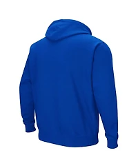 Men's Colosseum Pitt Panthers Arch & Team Logo 3.0 Pullover Hoodie