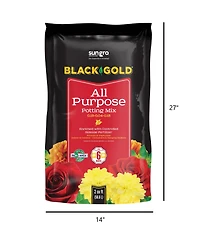 Black Gold All Purpose Potting Soil with RESiLIENCE - 16qt