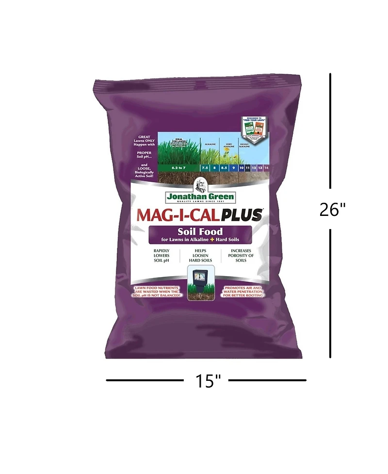 Jonathan Green Mag-i-cal Plus for Lawns in Alkaline & Hard Soil, 46.5lb