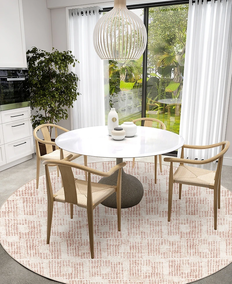 Dalyn Delano Washable DA1 6' x Round Area Rug