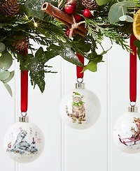 Wrendale Designs Holiday Spirits Bauble Sloth