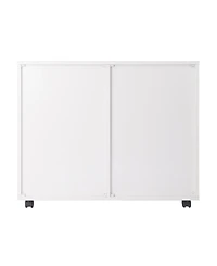 Winsome Halifax 26.3" Wood 2-Door Wide Storage Cabinet