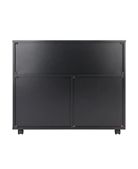 Winsome Halifax 26.3" Wood 3-Small 2-Wide Drawers Storage Cabinet
