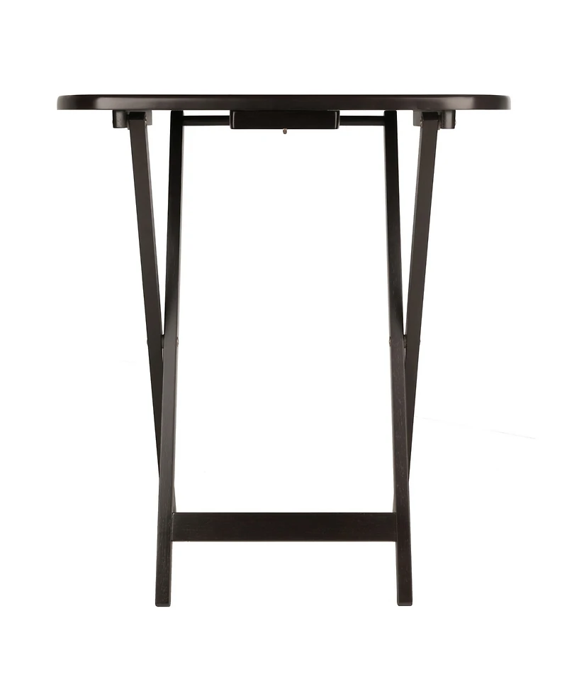 Winsome Cade 2-Piece Wood Oversize Snack Table Set