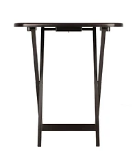 Winsome Cade 2-Piece Wood Oversize Snack Table Set