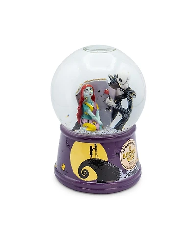 Disney The Nightmare Before Christmas Jack & Sally Light-Up Snow Globe with Swirling Glitter Display | Precious Keepsake, Gifts and Collectibles, Home