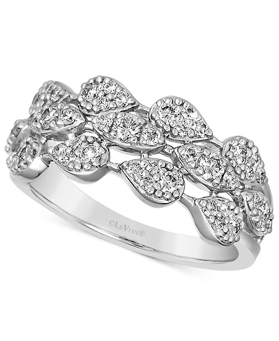 Le Vian Vanilla Diamond Pear Mini Cluster Triple Row Ring (5/8 ct. t.w.) Platinum
