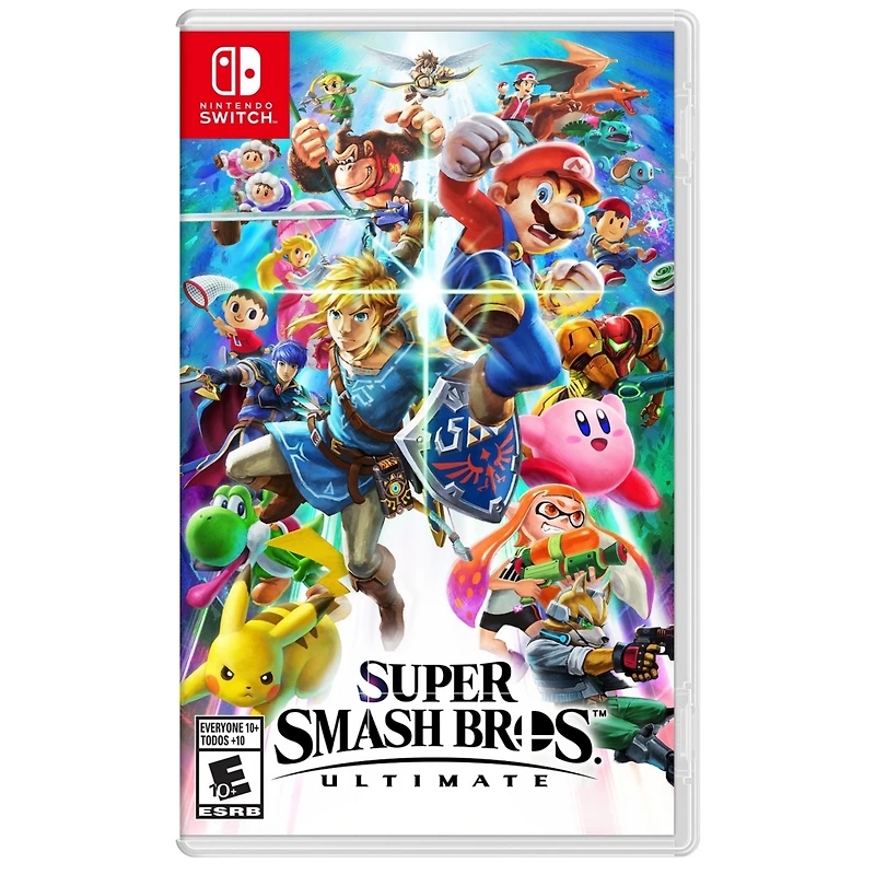 Super Smash Bros Game with Game Caddy for Nintendo Switch