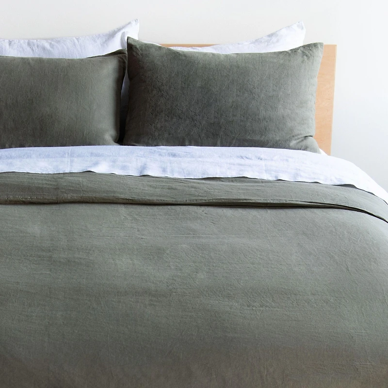100% French Linen Duvet Cover - Full/Queen