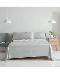 Aston and Arden Eucalyptus Tencel Queen Sheet Set, 1 Flat Sheet, 1 Fitted Sheet, 2 Pillowcases, Ultra Soft Fabric, Breathable and Cooling, Eco-Friendl