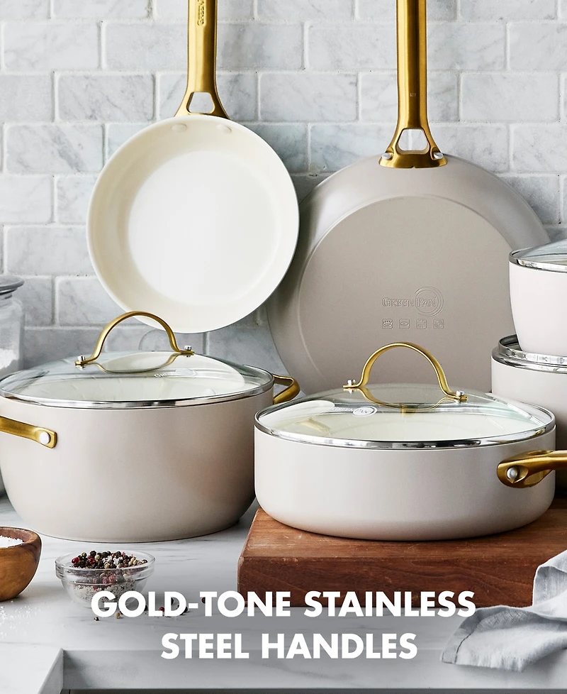 GreenPan Reserve Padova Ceramic 10" & 12" Nonstick Frypans, Set of 2