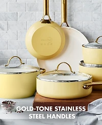 GreenPan Reserve Padova Ceramic 10" & 12" Nonstick Frypans, Set of 2