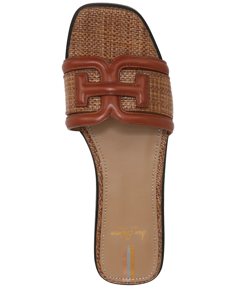 Sam Edelman Women's Irina Logo Emblem Slide Sandals