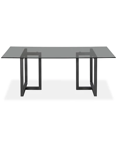 Emila Rectangular Glass Dining Table, Created for Macy's