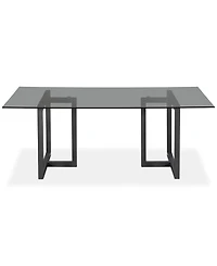 Emila Rectangular Glass Dining Table, Created for Macy's
