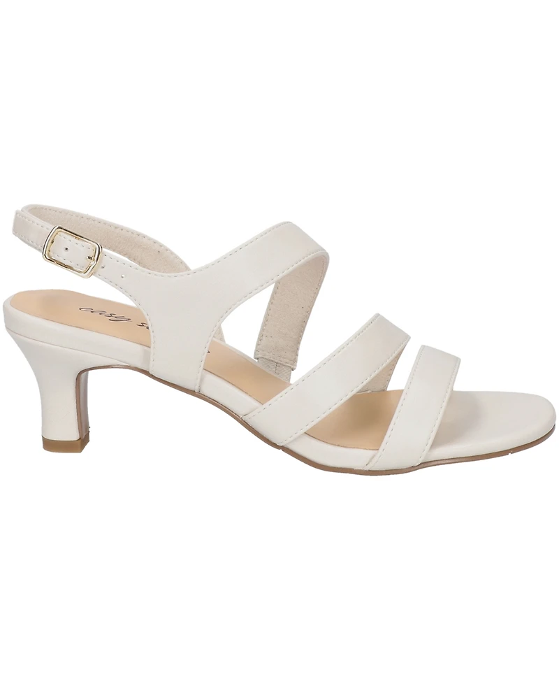 Easy Street Women's Como Heeled Sandals