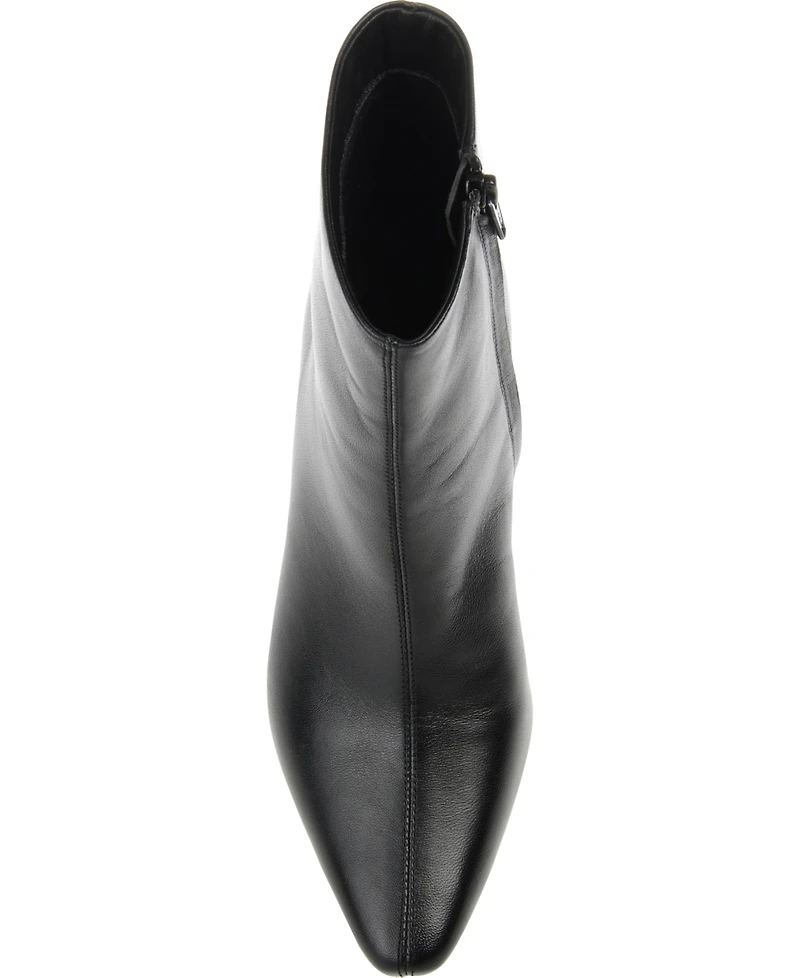 Journee Signature Women's Hydra Angular Stacked Heel Booties