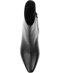 Journee Signature Women's Hydra Angular Stacked Heel Booties
