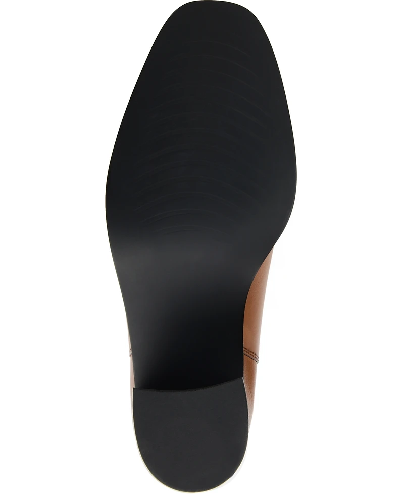 Journee Signature Women's Rowann Block Heel Chelsea Booties