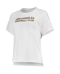 Women's Concepts Sport White Lafc Resurgence T-shirt