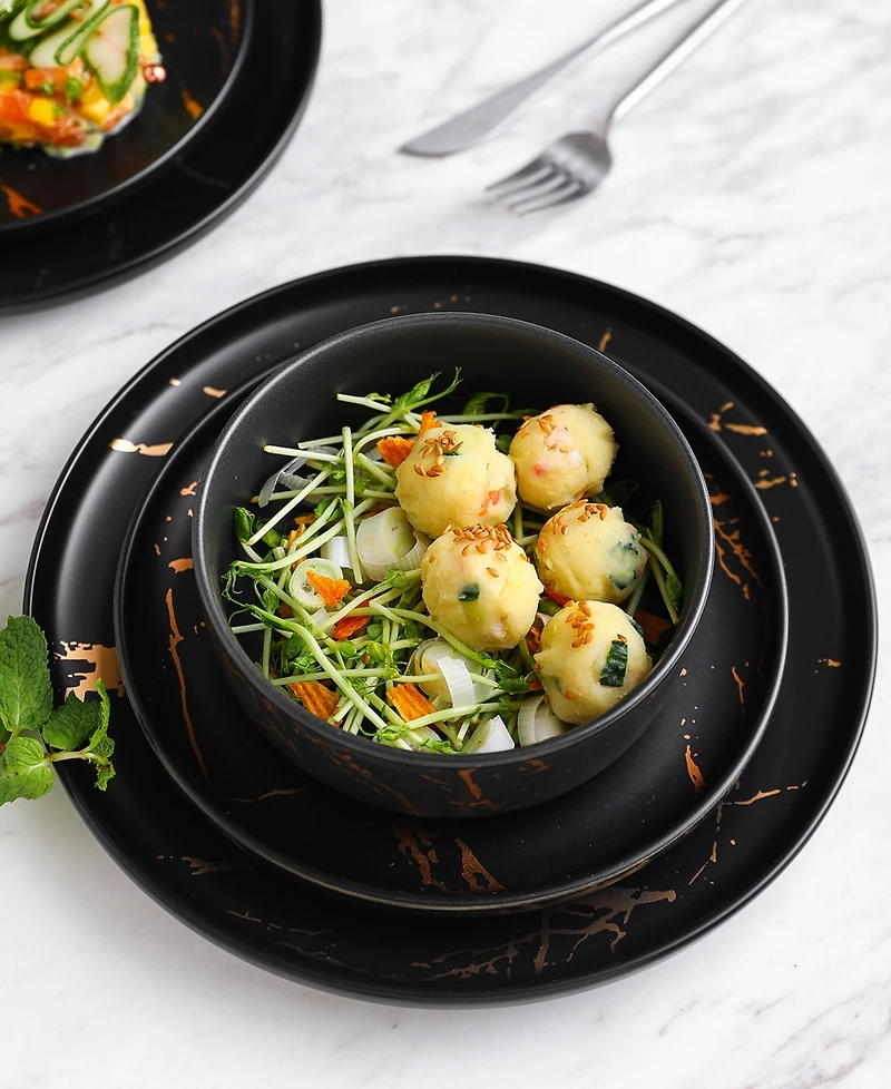 Stone Lain Zora 16 Pc. Dinnerware Set, Service For 4
