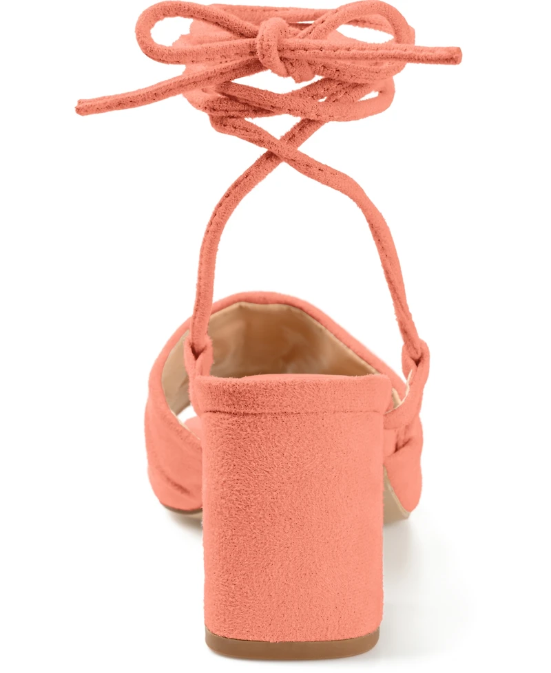 Journee Collection Women's Felisity Ruched Sandals