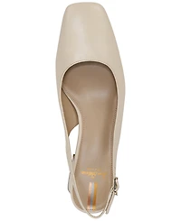 Sam Edelman Terra Snip-Toe Slingback Block-Heel Pumps