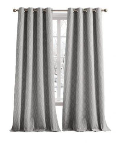 G.H. Bass Co. Outdoor River Diamond Grommet Blackout Set 2 Panels Collection