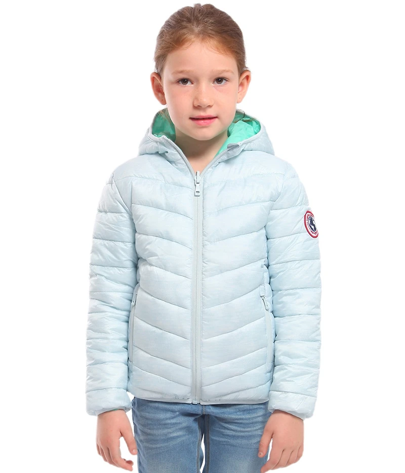 Rokka&Rolla Girls Reversible Lightweight Puffer Jacket