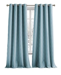 G.H. Bass Co. Outdoor River Diamond Grommet Blackout Set 2 Panels Collection