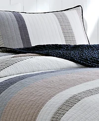 Nautica Tideway Cotton Reversible Quilt, Full/Queen