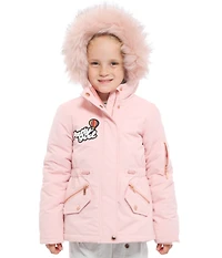 Rokka&Rolla Girls Parka Jacket with Insulated Hood