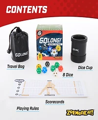 Zobmondo Golong Fun Football Math Dice Game