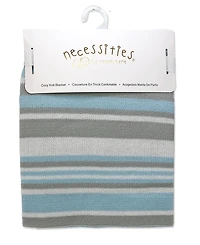 3 Stories Trading Baby Boys or Baby Girls Cozy Striped Knit Blanket