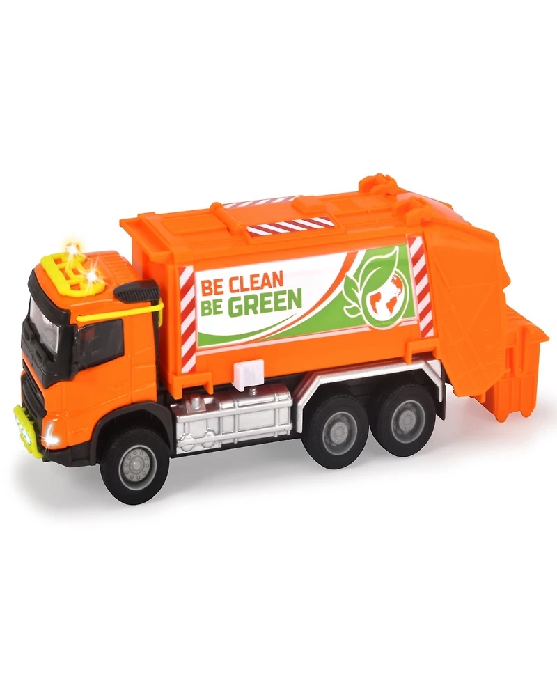 Majorette Volvo Truck Garbage Collector Die-Cast Light Sound Vehicle