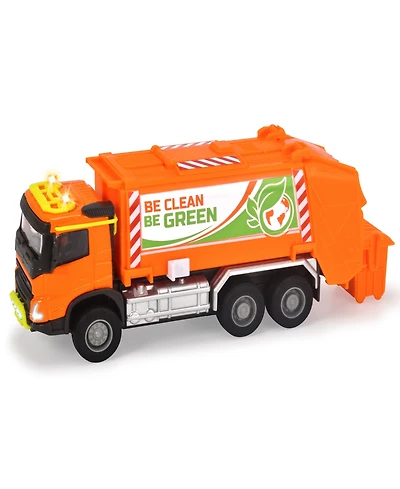 Majorette Volvo Truck Garbage Collector Die-Cast Light Sound Vehicle