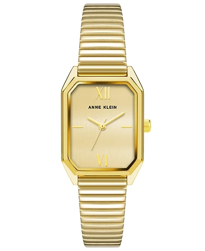 Anne Klein Women's Octagon Gold-Tone Stainless Steel Watch, 35mm
