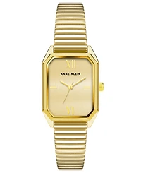 Anne Klein Women's Octagon Gold-Tone Stainless Steel Watch, 35mm