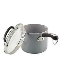 Farberware Ceramic Nonstick Straining 3 Quart Saucepan with Lid