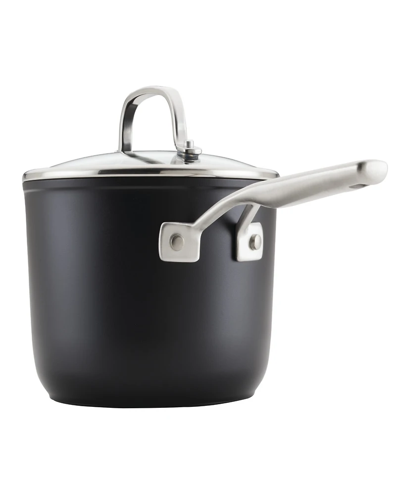 KitchenAid Hard-Anodized 3 Quart Induction Nonstick Saucepan with Lid