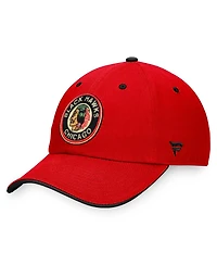 Men's Fanatics Red Chicago Blackhawks Original Six Adjustable Hat