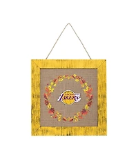 Foco Los Angeles Lakers 12'' Double-Sided Burlap Sign