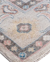 Adorn Hand Woven Rugs Oushak M1973 6'2"x8'8" Area Rug
